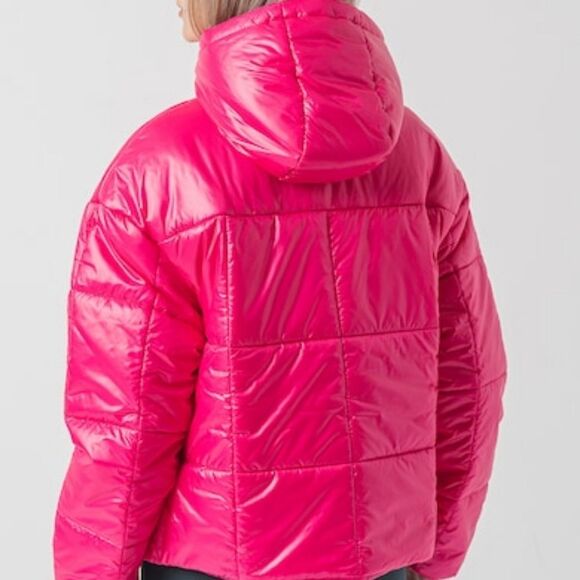 Nike Classic Puffer Shine Therma-FIT Jacket Parka Anorak Women's S LE FB8769-615 - Picture 12 of 14